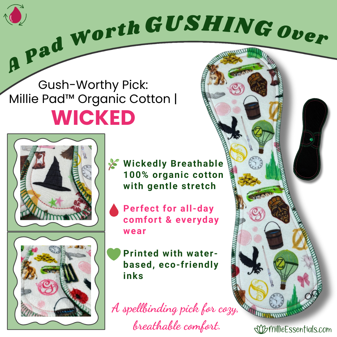 Millie Pad™ – Organic Cotton Knit | Wicked Witch of the West