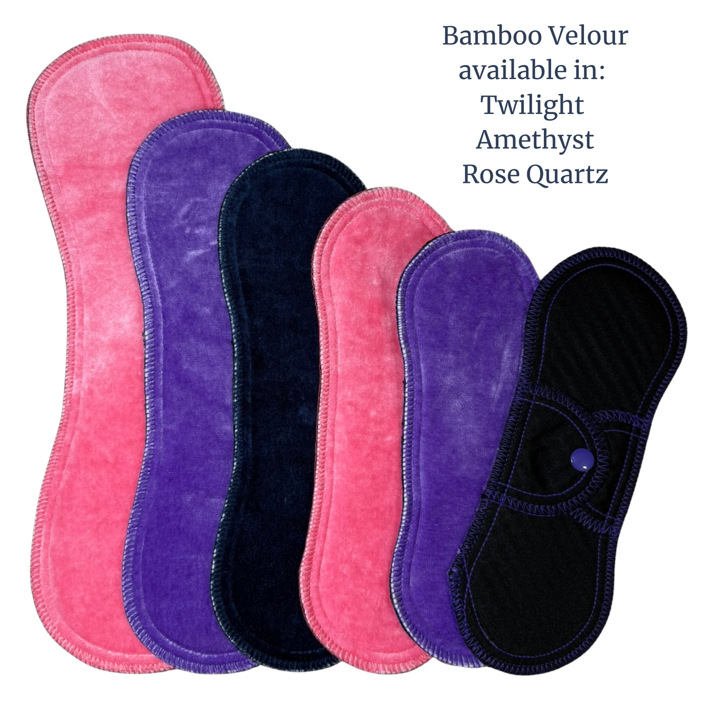Millie Pad™ – Bamboo Velour | Rose Quartz