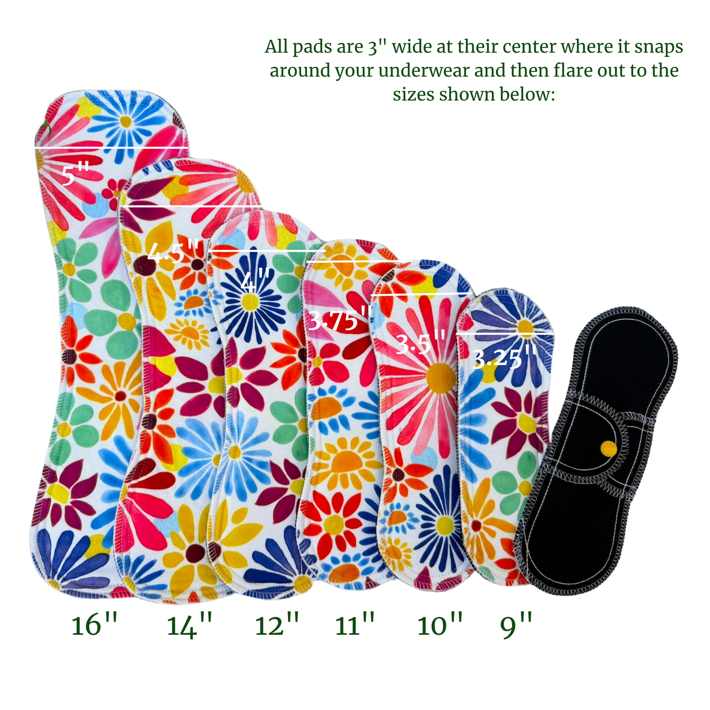 Millie Pad™ – Modern Jersey | Daisy Delight