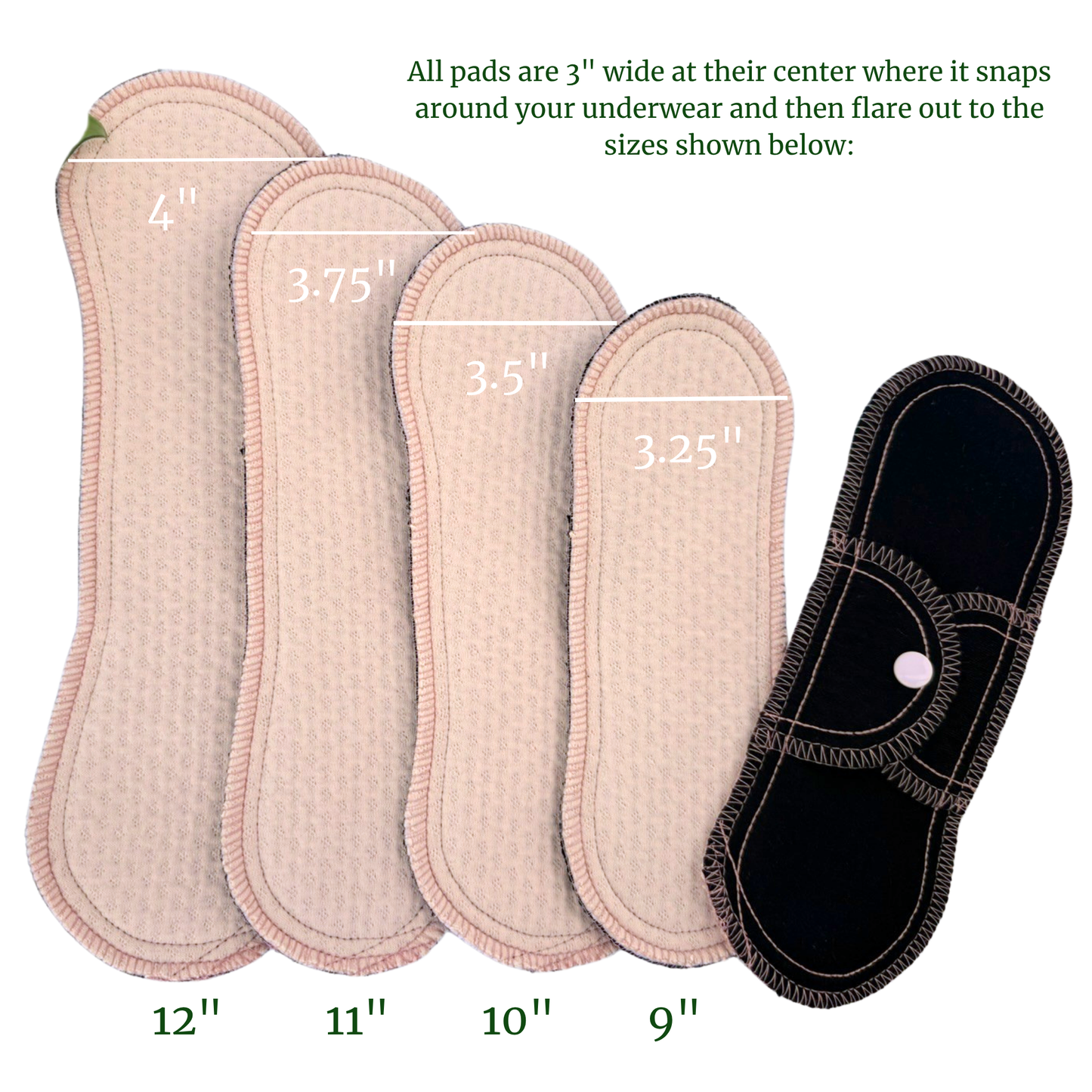 Millie Pad™ – Organic Cotton Dimple | Bare Blush