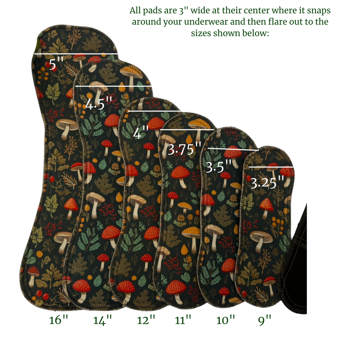 Millie Pad™ – Organic Cotton Knit | Forest Floor