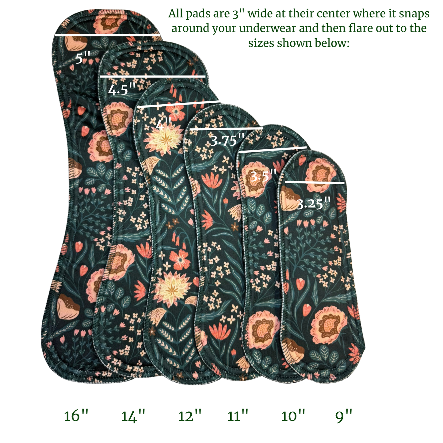 Millie Pad™ – Sport Lycra® |Coral Floral