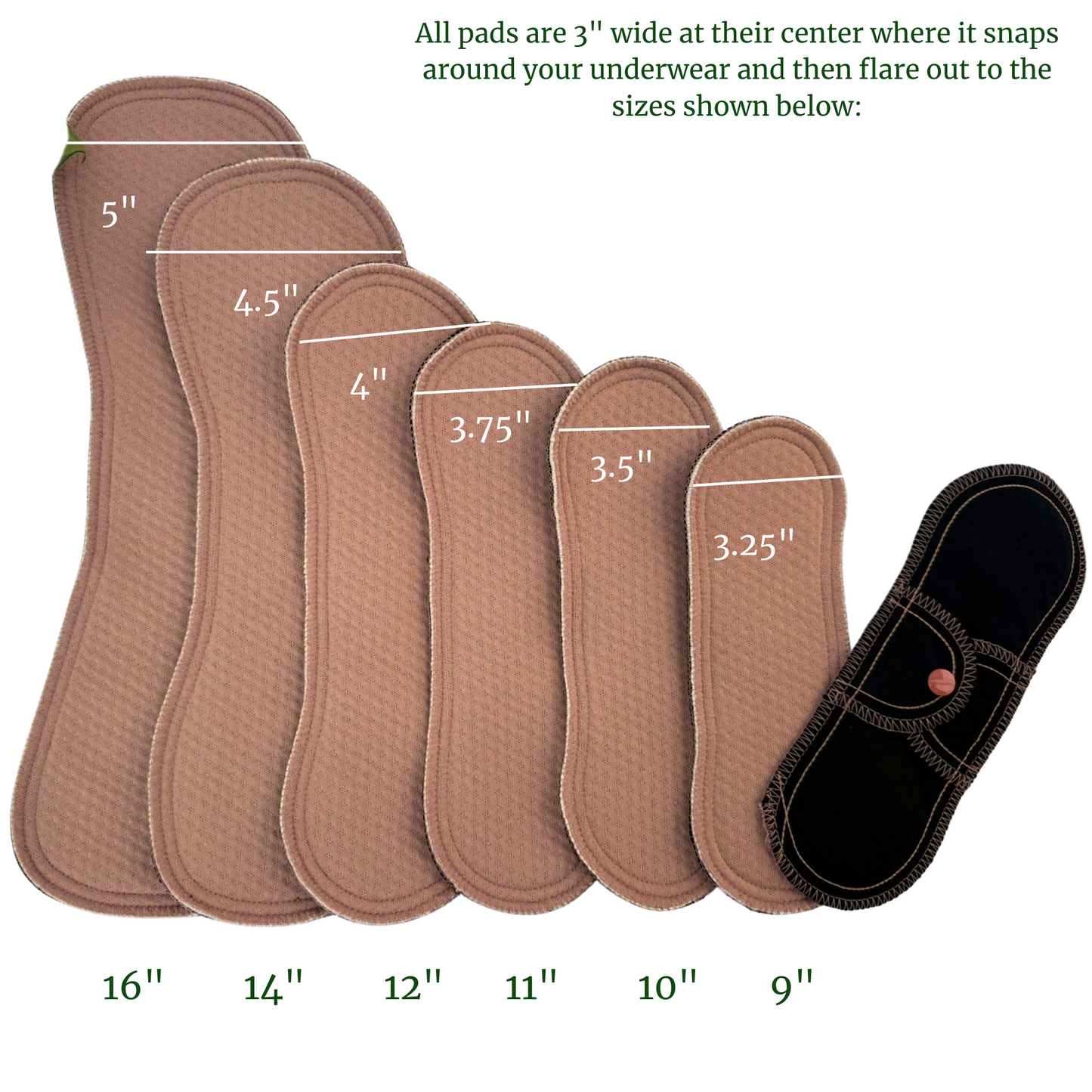 Millie Pad™ – Stay Dry Dimple | Rose Dust