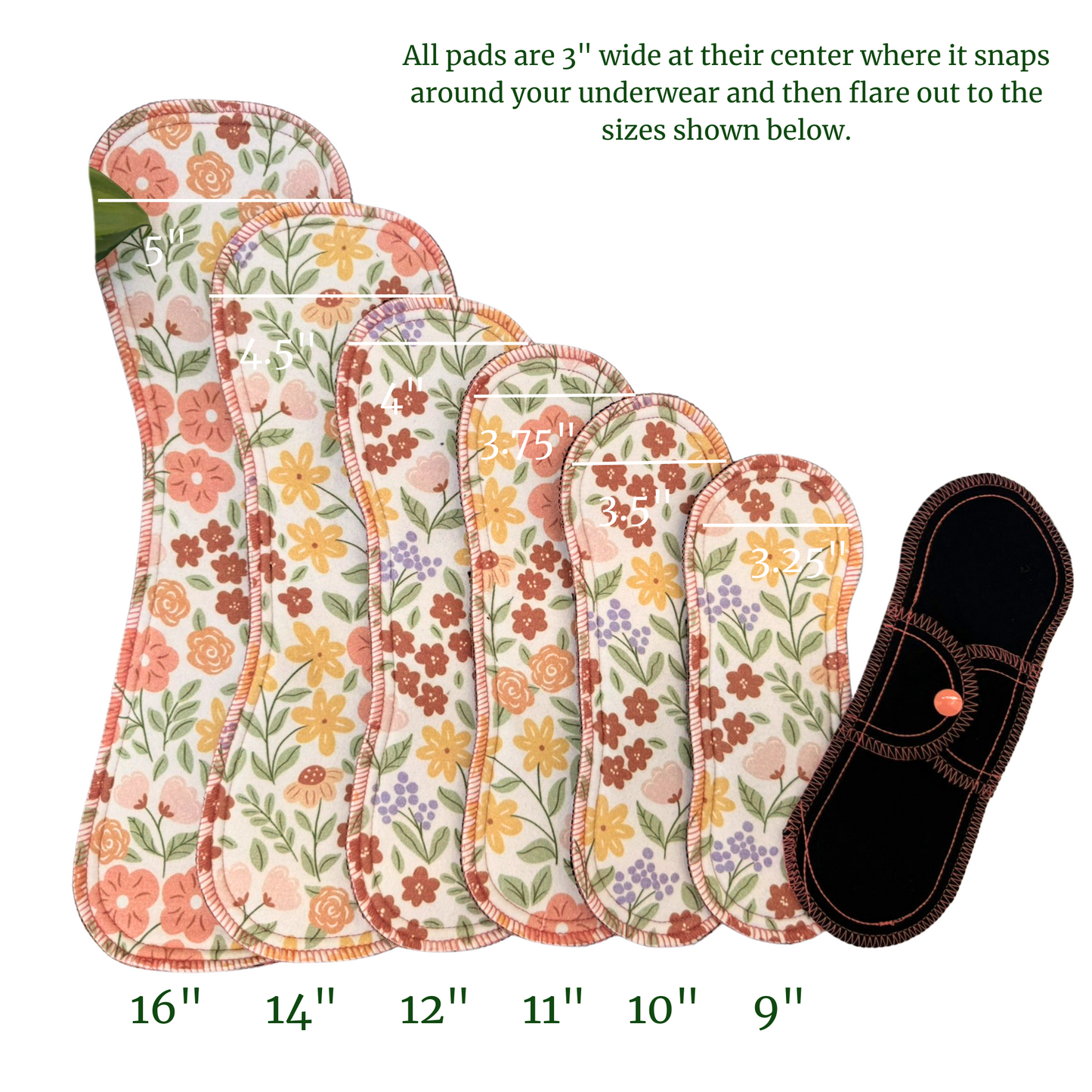 Millie Pad™ – Cotton Spandex | Wildflower Walk