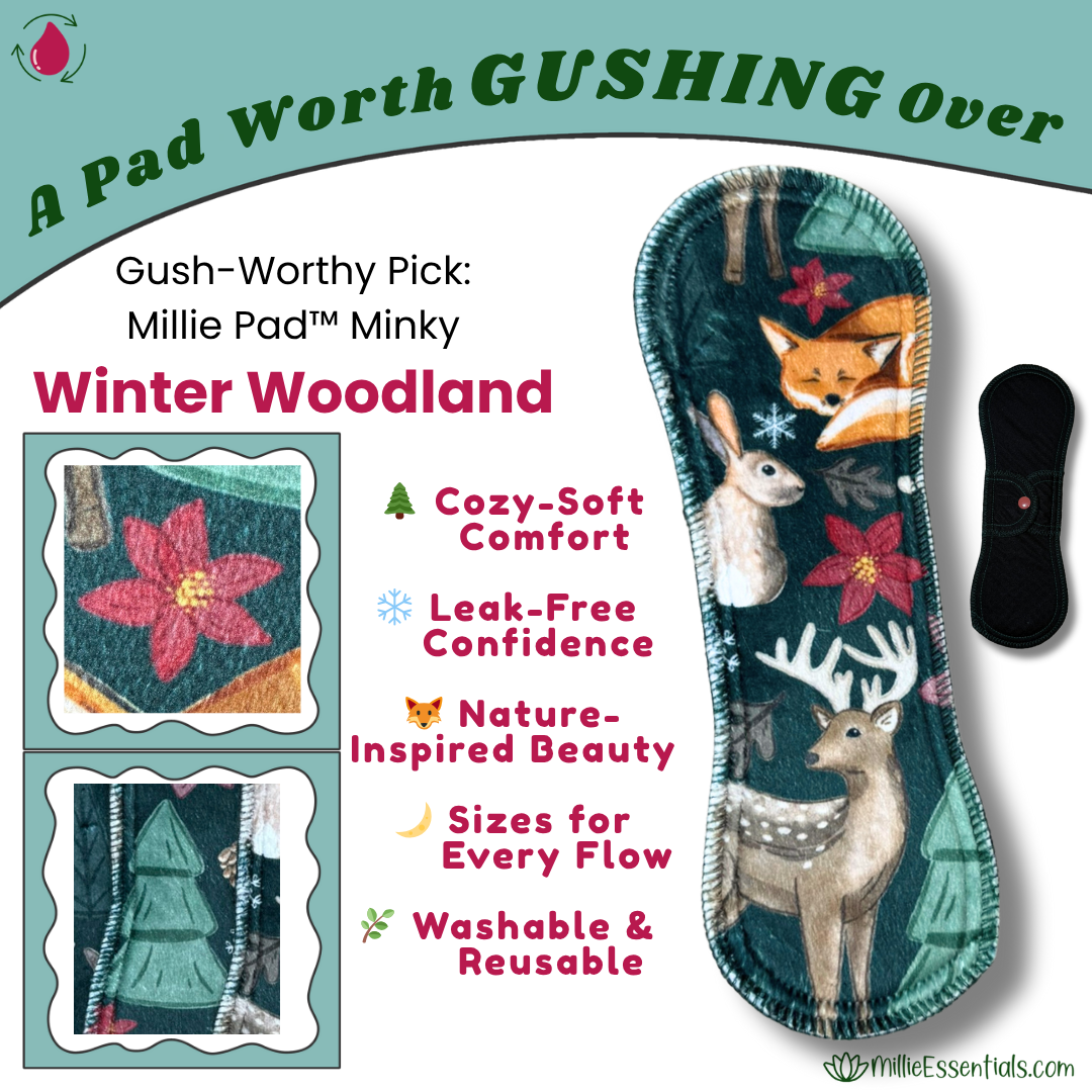 Millie Pad™ – Minky | Winter Woodland