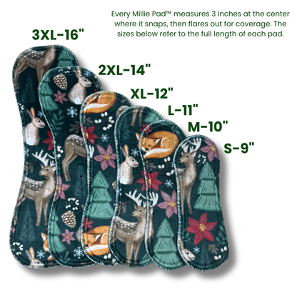 Millie Pad™ – Minky | Winter Woodland