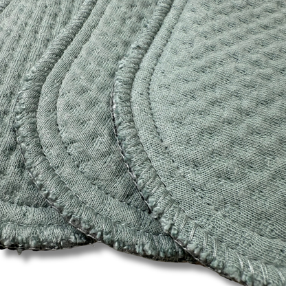 Millie Pad™ – Organic Cotton Dimple | Crisp Sage