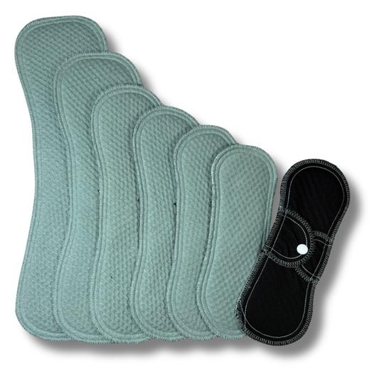 Millie Pad™ – Organic Cotton Dimple | Crisp Sage