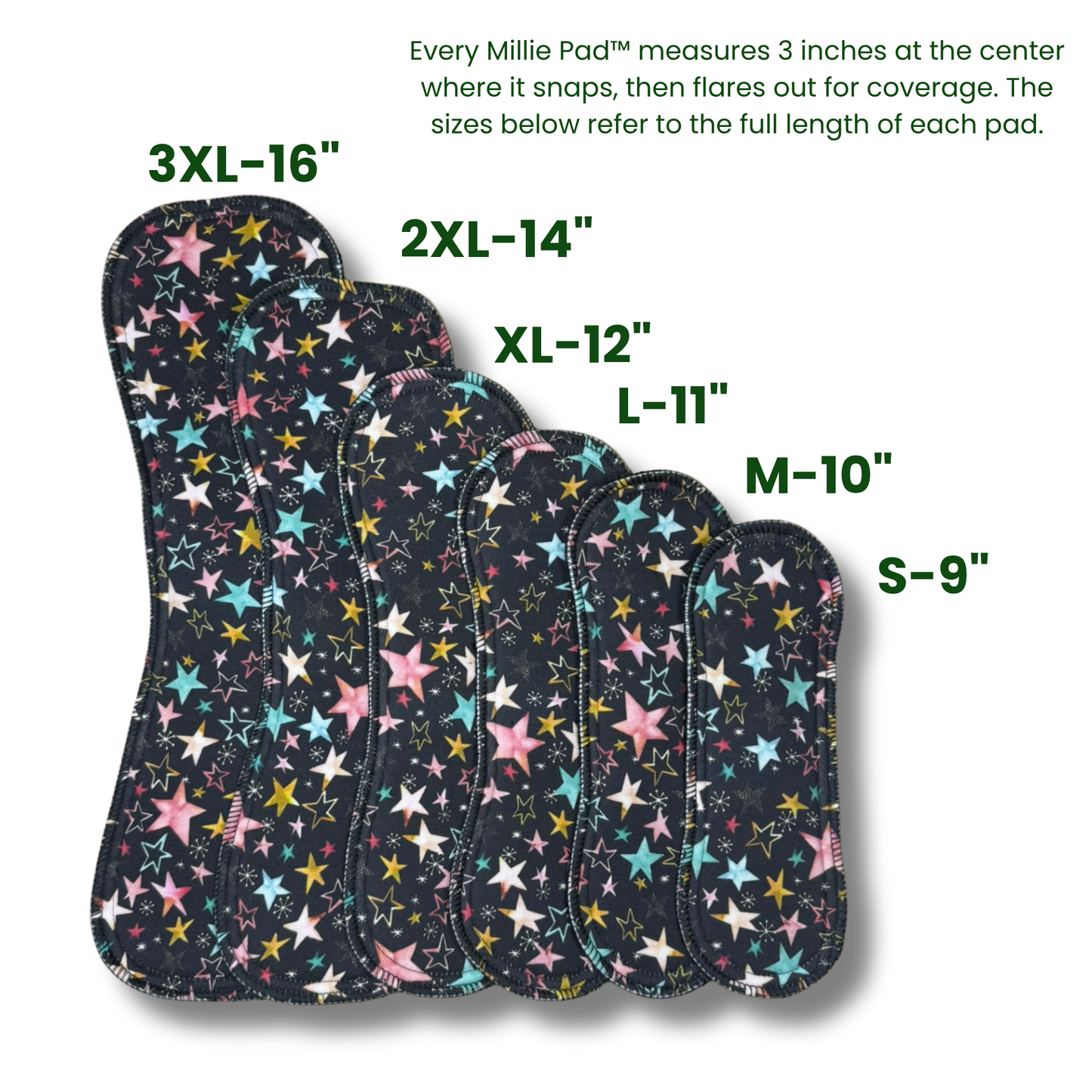 Millie Pad™ – Organic Cotton Knit | Wish Upon A Star