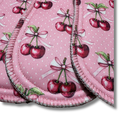 Millie Pad™ – Sport Piqué | Cherry Bows